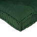 Perna pentru canapea pe palet 3 pcs Verde 120 x 80 x 38 cm - WALTI WALTI