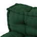 Perna pentru canapea pe palet 2 pcs Verde 120 x 80 x 38 cm - WALTI WALTI