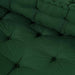 Perna pentru canapea pe palet 2 pcs Verde 120 x 80 x 38 cm - WALTI WALTI