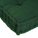 Perna pentru canapea pe palet 2 pcs Verde 120 x 80 x 38 cm - WALTI WALTI