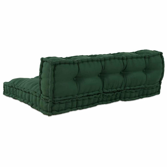 Perna pentru canapea pe palet 2 pcs Verde 120 x 80 x 38 cm - WALTI WALTI