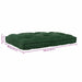 Canapea modulară Verde 120 x 80 x 12 cm țesătură - WALTI WALTI