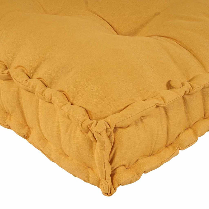 Perna pentru canapea pe palet 3 pcs Galben 120 x 80 x 38 cm - WALTI WALTI