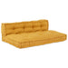 Perna pentru canapea pe palet 2 pcs Galben 120 x 80 x 38 cm - WALTI WALTI
