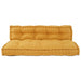 Perna pentru canapea pe palet 2 pcs Galben 120 x 80 x 38 cm - WALTI WALTI