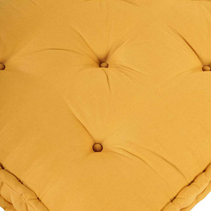 Perna pentru canapea pe palet Galben 120 x 80 x 12 cm Țesătură - WALTI WALTI