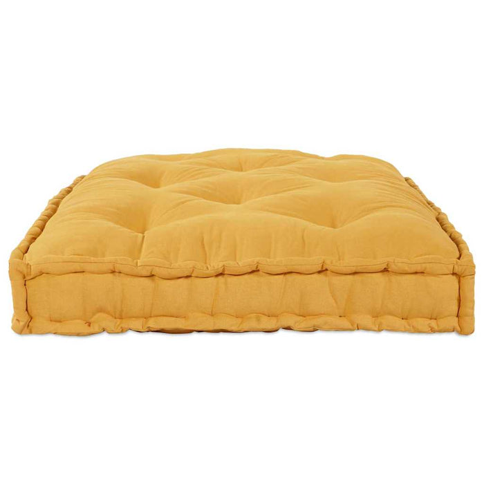 Perna pentru canapea pe palet Galben 120 x 80 x 12 cm Țesătură - WALTI WALTI
