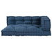 Canapea modulară 3 pcs Indigo 120 x 80 x 38 cm țesătură - WALTI WALTI