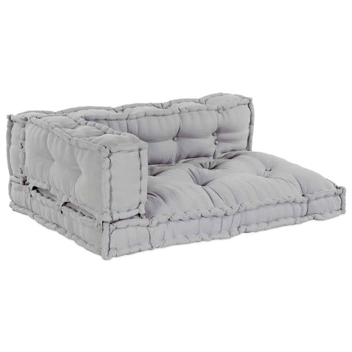 Canapea modulară 3 pcs Gri 120 x 80 x 38 cm țesătură - WALTI WALTI