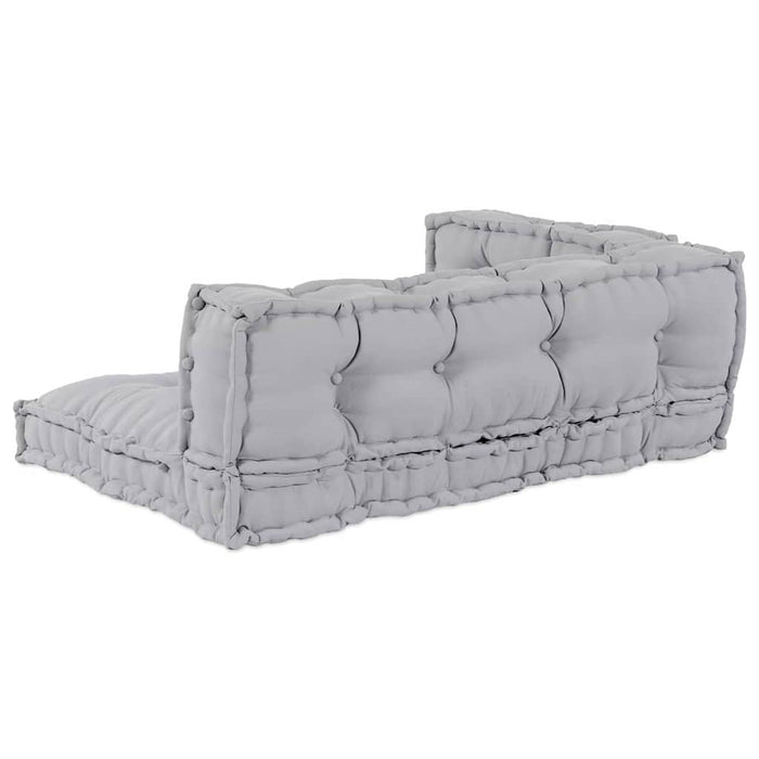 Canapea modulară 3 pcs Gri 120 x 80 x 38 cm țesătură - WALTI WALTI