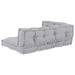 Canapea modulară 3 pcs Gri 120 x 80 x 38 cm țesătură - WALTI WALTI