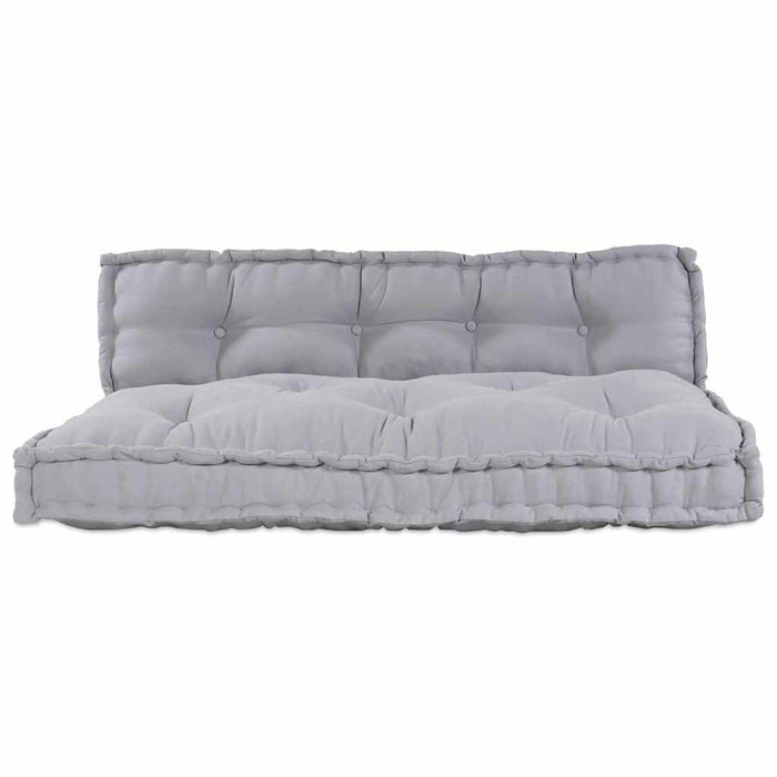 Canapea modulară 2 pcs Gri 120 x 80 x 38 cm țesătură - WALTI WALTI