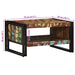 Masuta de cafea multicolora 70x50x38 cm lemn masiv recuperat - WALTI WALTI
