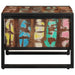 Masuta de cafea multicolora 70x50x38 cm lemn masiv recuperat - WALTI WALTI