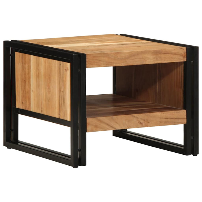 Masuta de cafea 50x50x38 cm din lemn masiv de salcam - WALTI WALTI