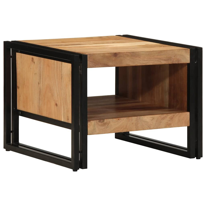 Masuta de cafea 50x50x38 cm din lemn masiv de salcam - WALTI WALTI
