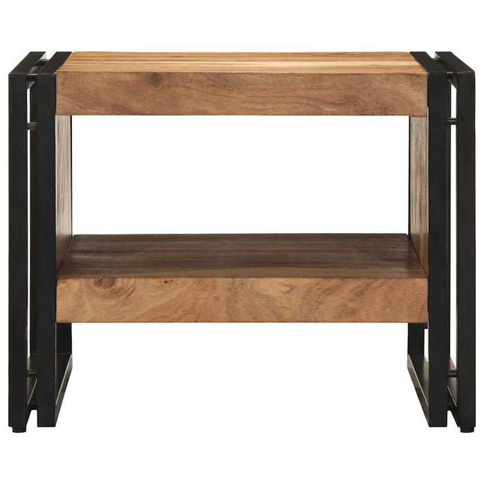 Masuta de cafea 50x50x38 cm din lemn masiv de salcam - WALTI WALTI
