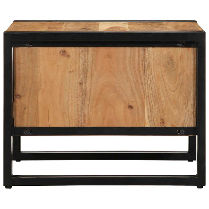 Masuta de cafea 50x50x38 cm din lemn masiv de salcam - WALTI WALTI