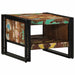 Masuta de cafea multicolora 50x50x38 cm lemn masiv recuperat - WALTI WALTI