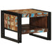 Masuta de cafea multicolora 50x50x38 cm lemn masiv recuperat - WALTI WALTI