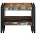 Masuta de cafea multicolora 50x50x38 cm lemn masiv recuperat - WALTI WALTI