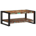 Masuta de cafea multicolora 90x50x38 cm lemn masiv recuperat - WALTI WALTI