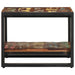 Masuta de cafea multicolora 50x50x38 cm lemn masiv recuperat - WALTI WALTI
