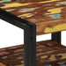 Masuta de cafea multicolora 50x50x38 cm lemn masiv recuperat - WALTI WALTI