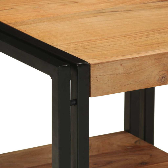 Masă de cafea Maro 40 x 40 x 38 cm Lemn Solid de Acacia - WALTI WALTI