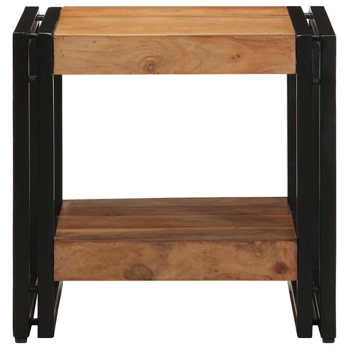 Masă de cafea Maro 40 x 40 x 38 cm Lemn Solid de Acacia - WALTI WALTI