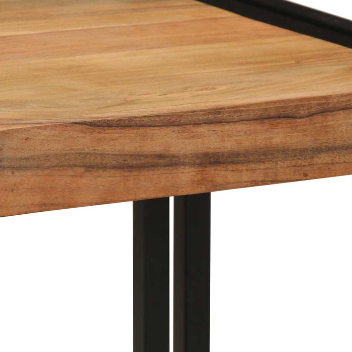 Masă de cafea Maro 40 x 40 x 38 cm Lemn Solid de Acacia - WALTI WALTI