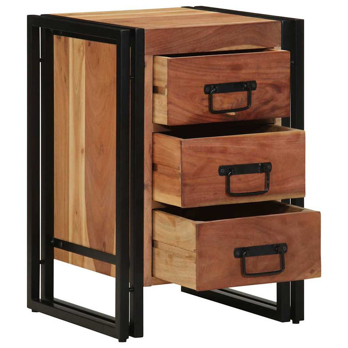 Dulap de noapte Maro 40 x 40 x 59 cm Lemn Solid de Acacia WALTI