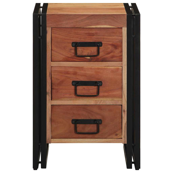 Dulap de noapte Maro 40 x 40 x 59 cm Lemn Solid de Acacia WALTI