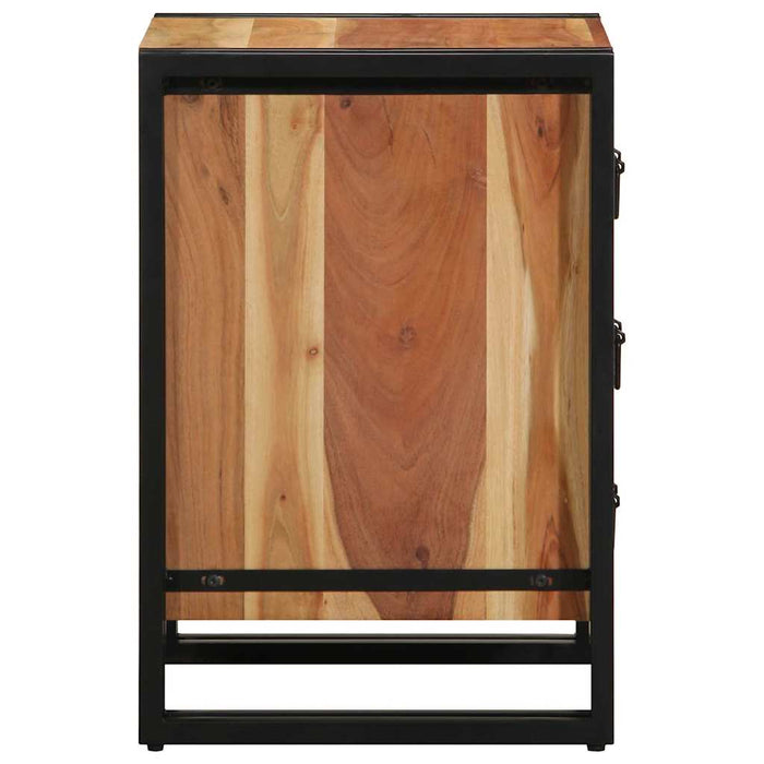 Dulap de noapte Maro 40 x 40 x 59 cm Lemn Solid de Acacia WALTI