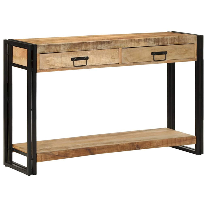 Masă de consolă Maro 120 x 33 x 75 cm Lemn de mango solid WALTI