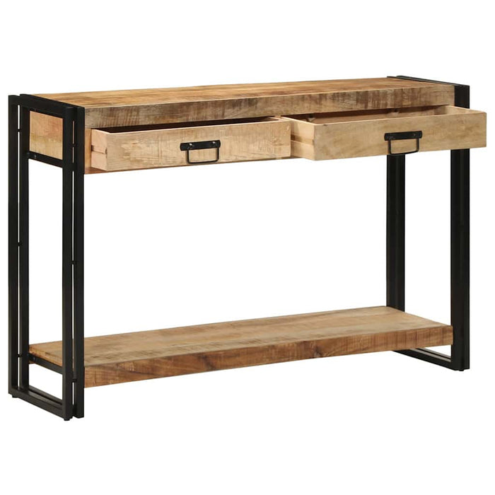 Masă de consolă Maro 120 x 33 x 75 cm Lemn de mango solid WALTI