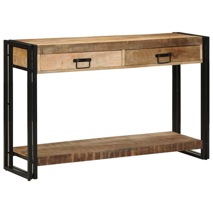 Masă de consolă Maro 120 x 33 x 75 cm Lemn de mango solid WALTI