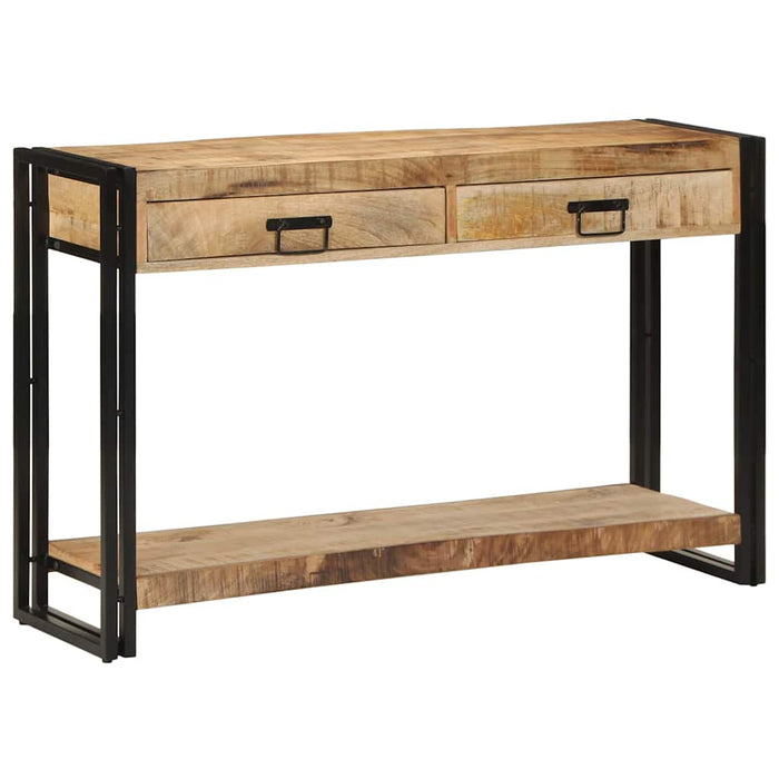 Masă de consolă Maro 120 x 33 x 75 cm Lemn de mango solid WALTI