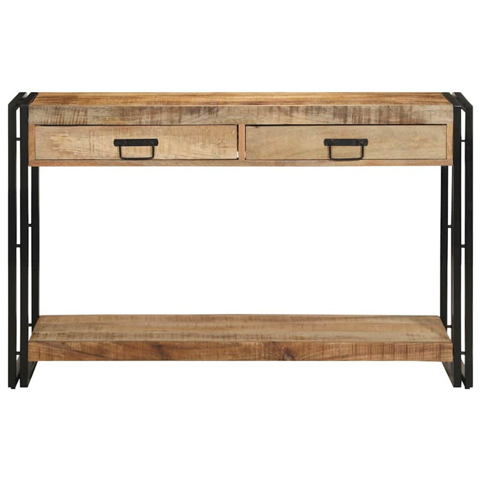 Masă de consolă Maro 120 x 33 x 75 cm Lemn de mango solid WALTI