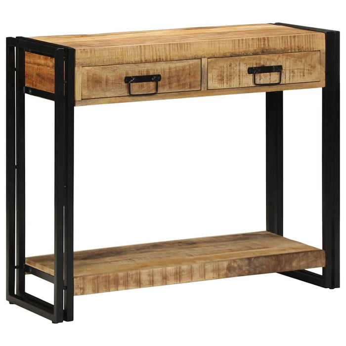 Masă de consolă Maro 90 x 33 x 75 cm Lemn de mango solid WALTI