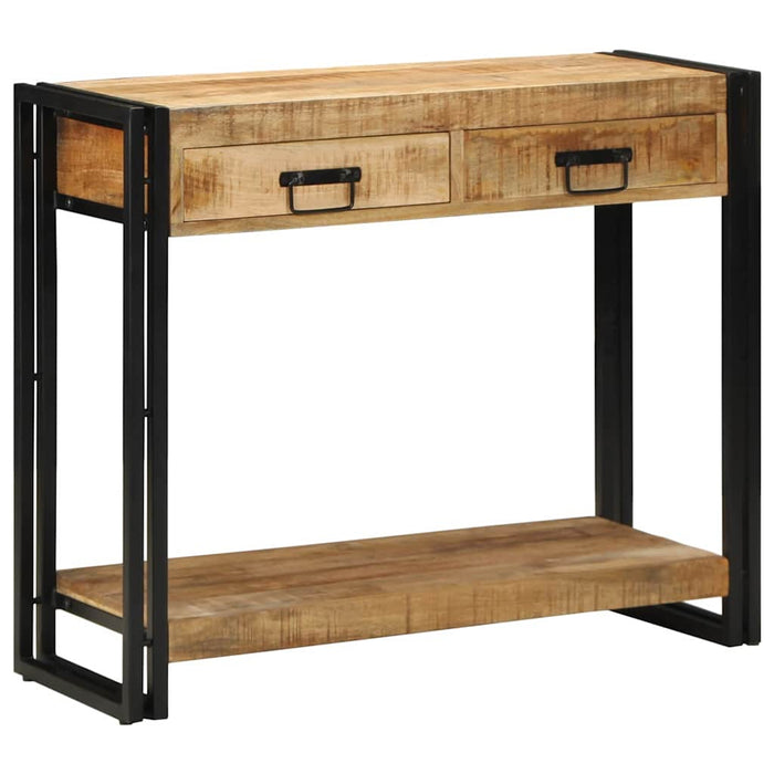 Masă de consolă Maro 90 x 33 x 75 cm Lemn de mango solid WALTI