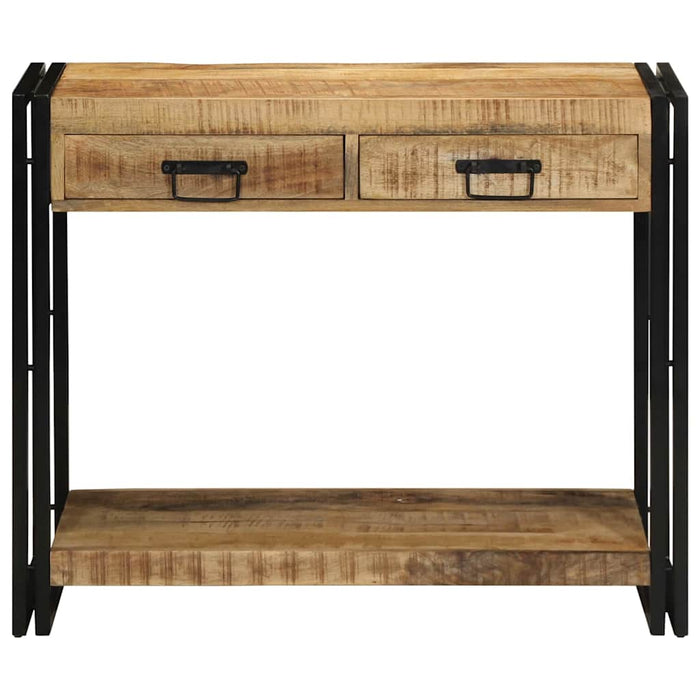 Masă de consolă Maro 90 x 33 x 75 cm Lemn de mango solid WALTI