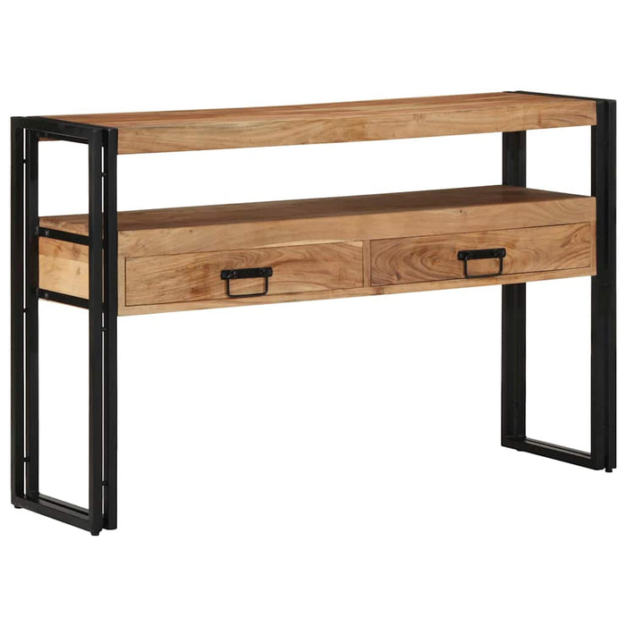 Masă de consolă Maro 120 x 33 x 75 cm Lemn Solid de Acacia - WALTI WALTI