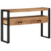Masă de consolă Maro 120 x 33 x 75 cm Lemn Solid de Acacia - WALTI WALTI