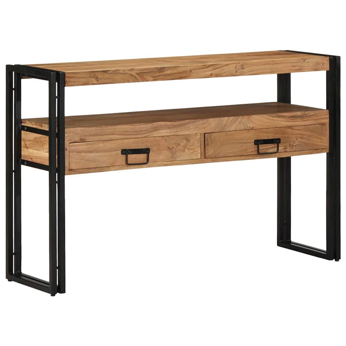 Masă de consolă Maro 120 x 33 x 75 cm Lemn Solid de Acacia - WALTI WALTI