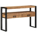 Masă de consolă Maro 120 x 33 x 75 cm Lemn Solid de Acacia - WALTI WALTI