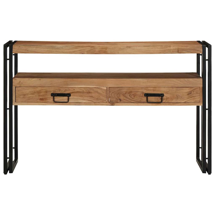 Masă de consolă Maro 120 x 33 x 75 cm Lemn Solid de Acacia - WALTI WALTI