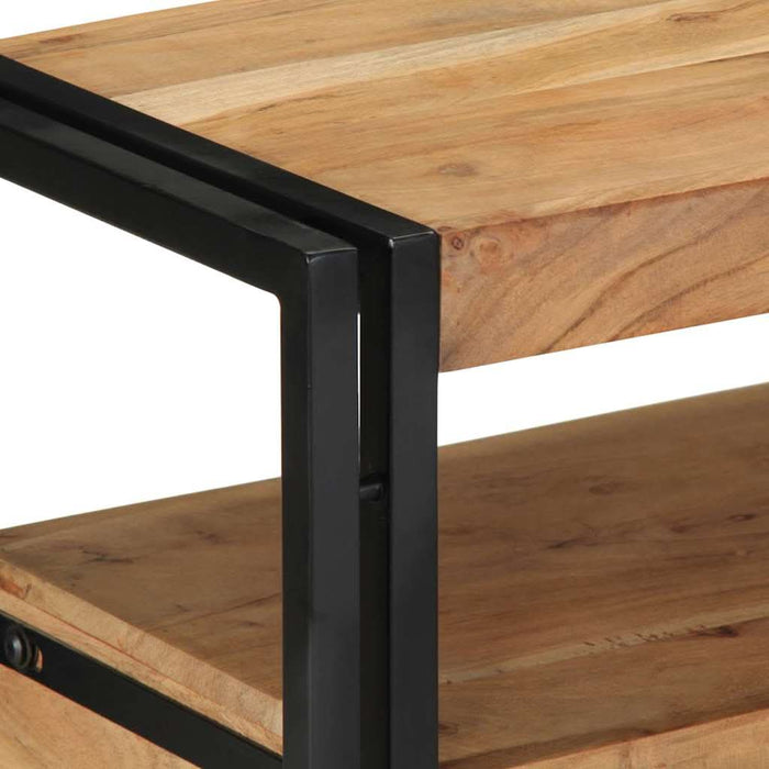 Masă de consolă Maro 90 x 33 x 75 cm Lemn Solid de Acacia - WALTI WALTI