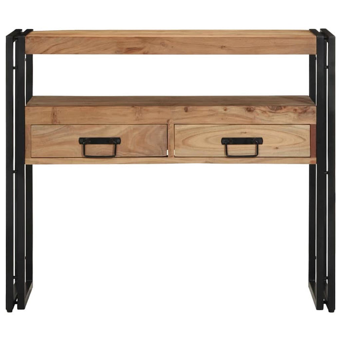 Masă de consolă Maro 90 x 33 x 75 cm Lemn Solid de Acacia - WALTI WALTI
