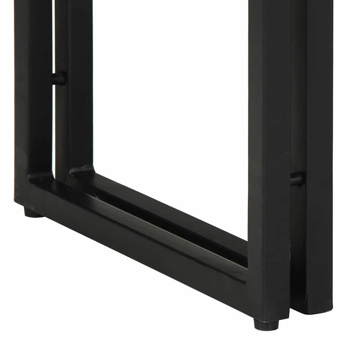 Masă de consolă cu sertar 90 x 33 x 75 cm Lemn recuperat masiv WALTI